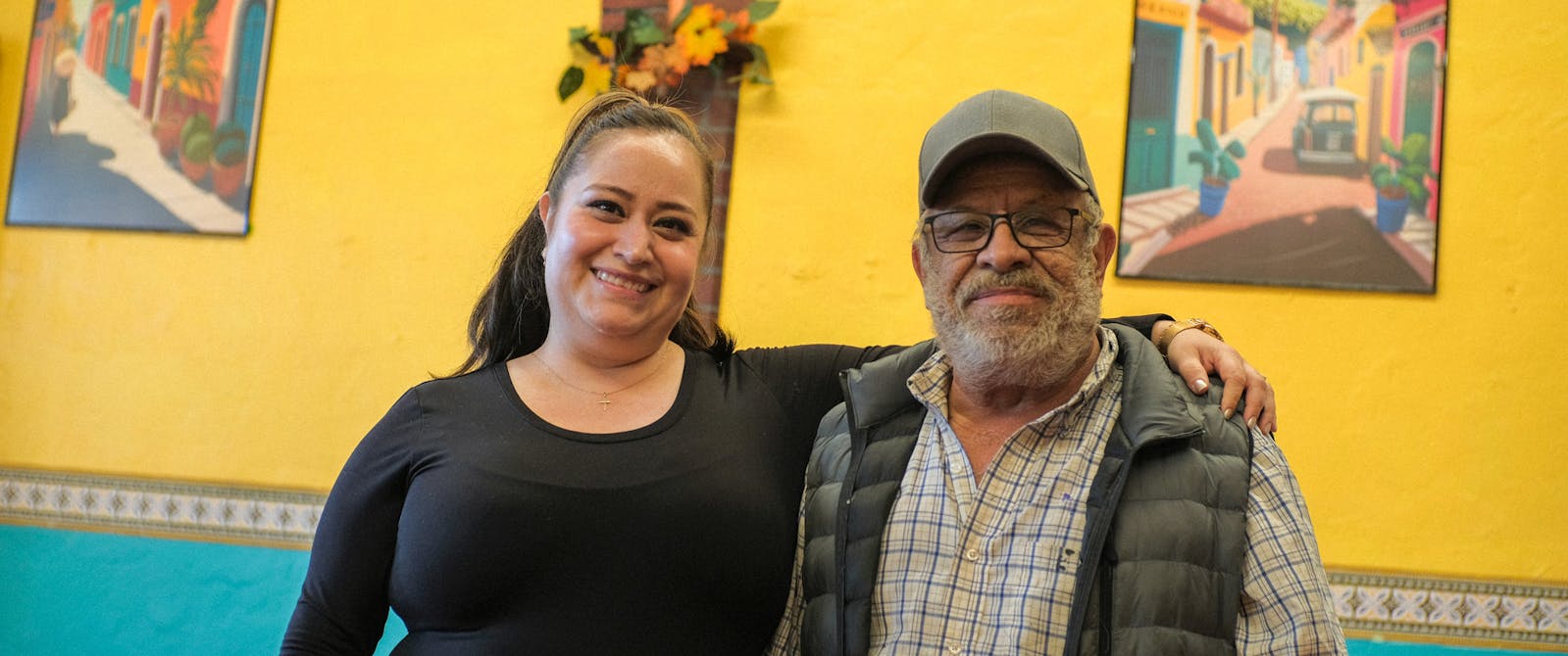 The owners of Taqueria La Estrella.